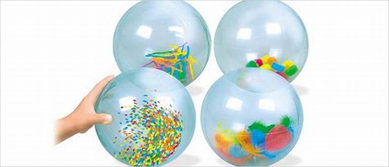 See inside activity balls
